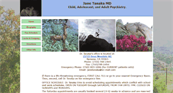 Desktop Screenshot of janetanakamd.org